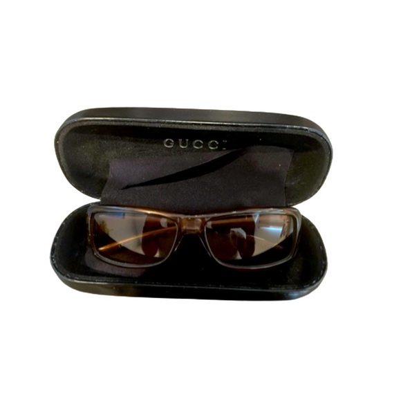 8. GUCCI Authentic Sunglasses Brown Vintage 90’s EUC with Case - Picture 1 of 8